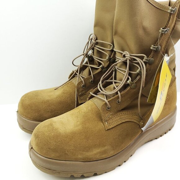 Belleville AHWC Boots Hot Weather Desert Tan Suede Hard Toe Men\'s 15 R NWT main image 8